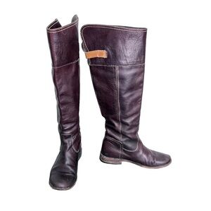 Frye Paige Cuff Leather Riding Boots Size 7 Western